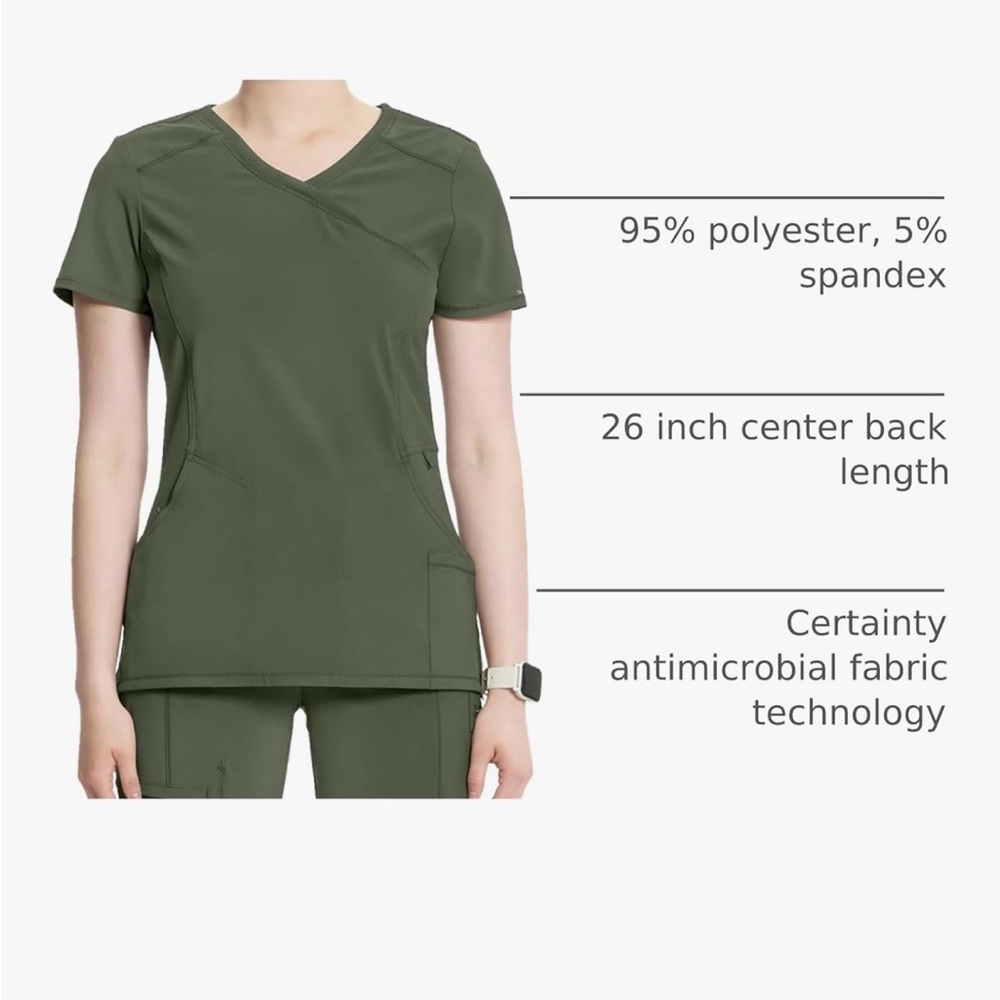 Cherokee Infinity Scrub Top